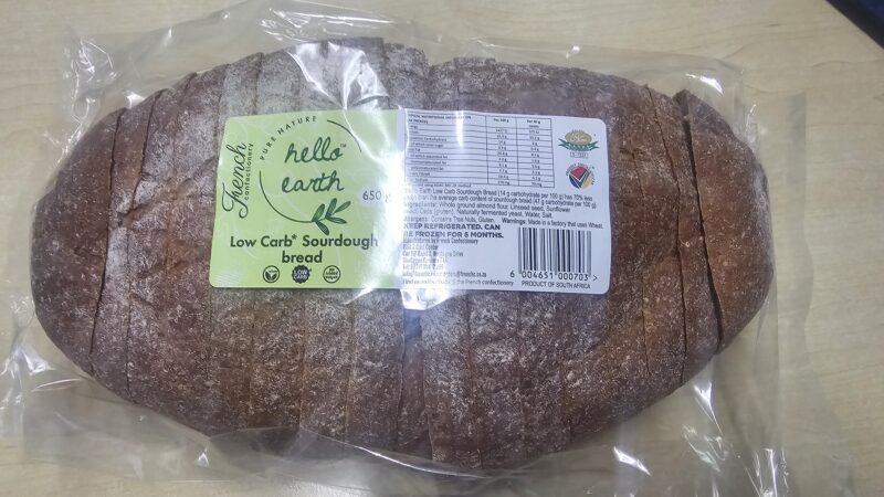 Low Carb Nutri Sourdough Oval  650g
